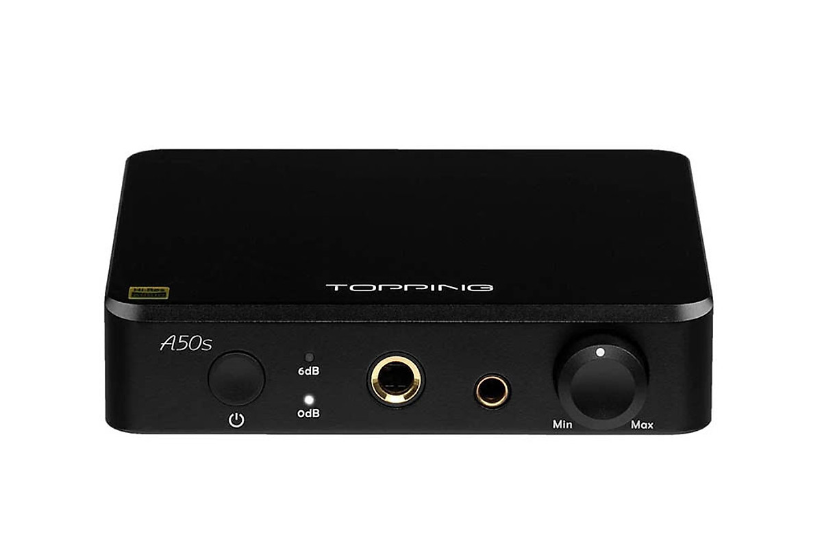 Topping a50s - bộ preamplifier công nghệ nfca dùng cho headphone single-end cổng 6.35mm se và 4.4mm