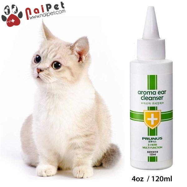 nước rửa tai vệ sinh tai cho chó mèo aroma ear cleanser 120ml 1