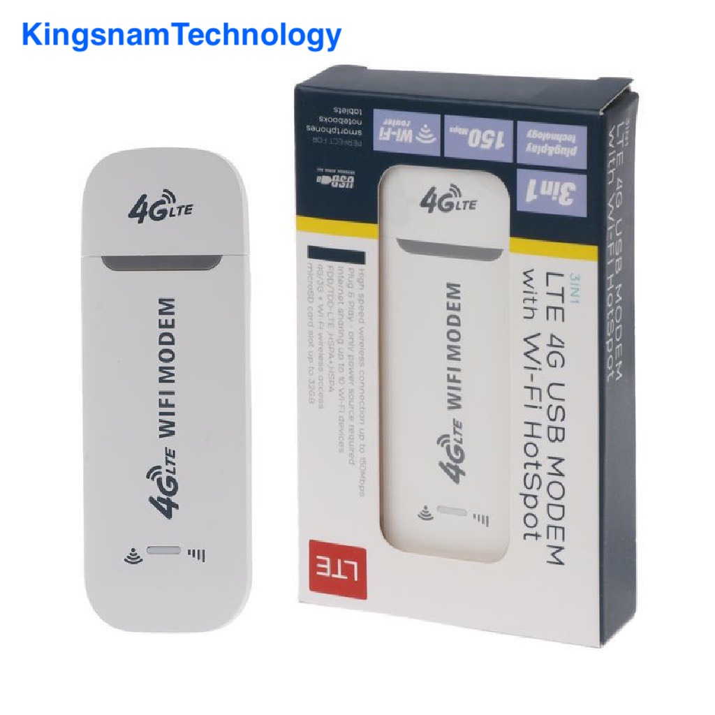 USB 4G LTE phát Wifi từ sim 3G/4G dùng được tất cả nhà mạng - Bộ phát wifi di động USB 3G