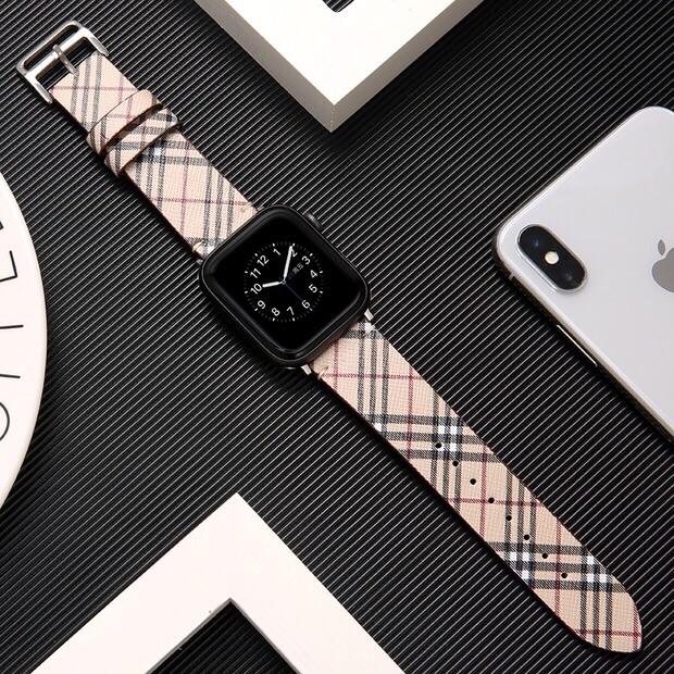 Dây da bb cho đồng hồ apple watch