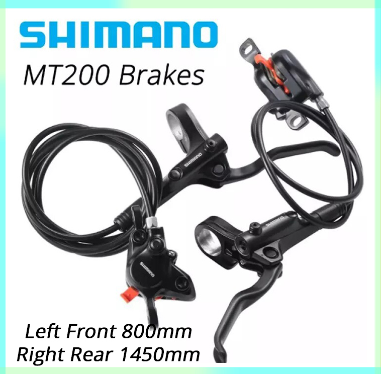 Shimano bộ phanh đĩa thủy lực xe đạp leo núi mt200 mt201 m315 gồm cần phanh mt200 phụ kiện xe đạp avid hs1 g3