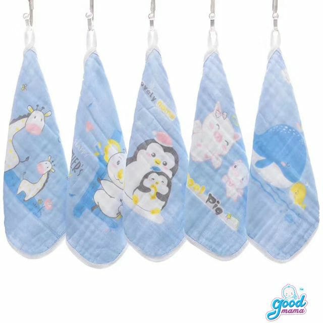 Khăn sữa xô 6 lớp goodmama - nền màu
