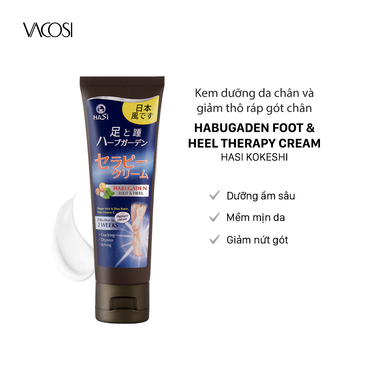 Kem dưỡng da chân hasi 80g - hdc01