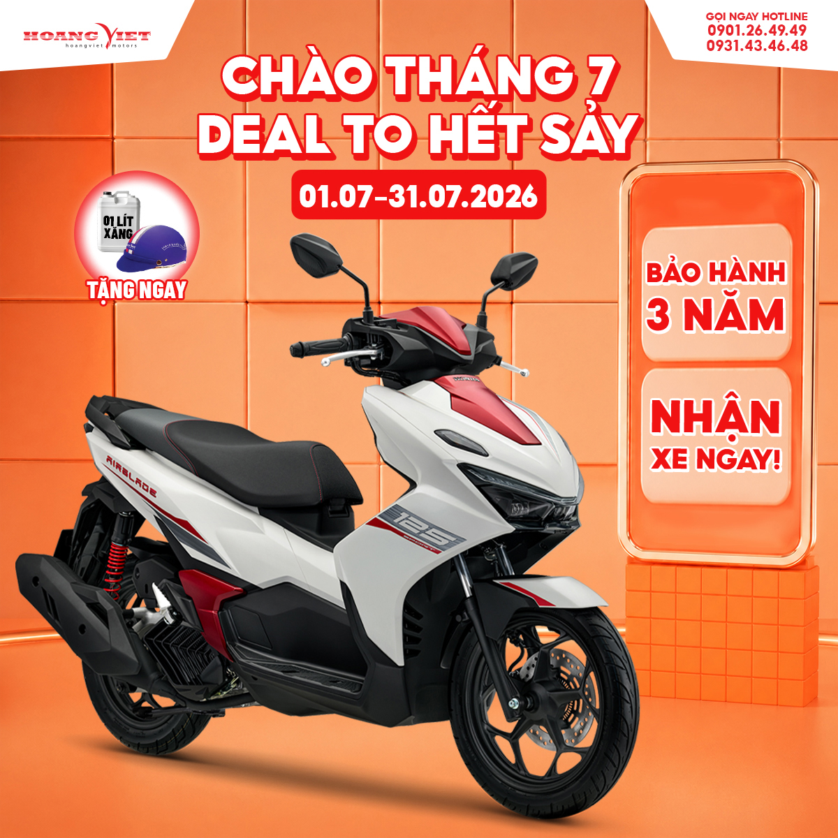 Honda Air Blade 125Cc 2026 Motorcycle - Sports Version Giá 53,251,000 Đồng*Miễn phí vận chuyển