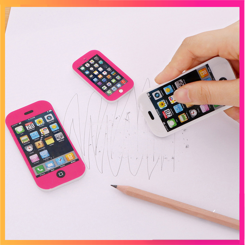 SET 10 Tẩy / gôm bút chì hình iphone cute