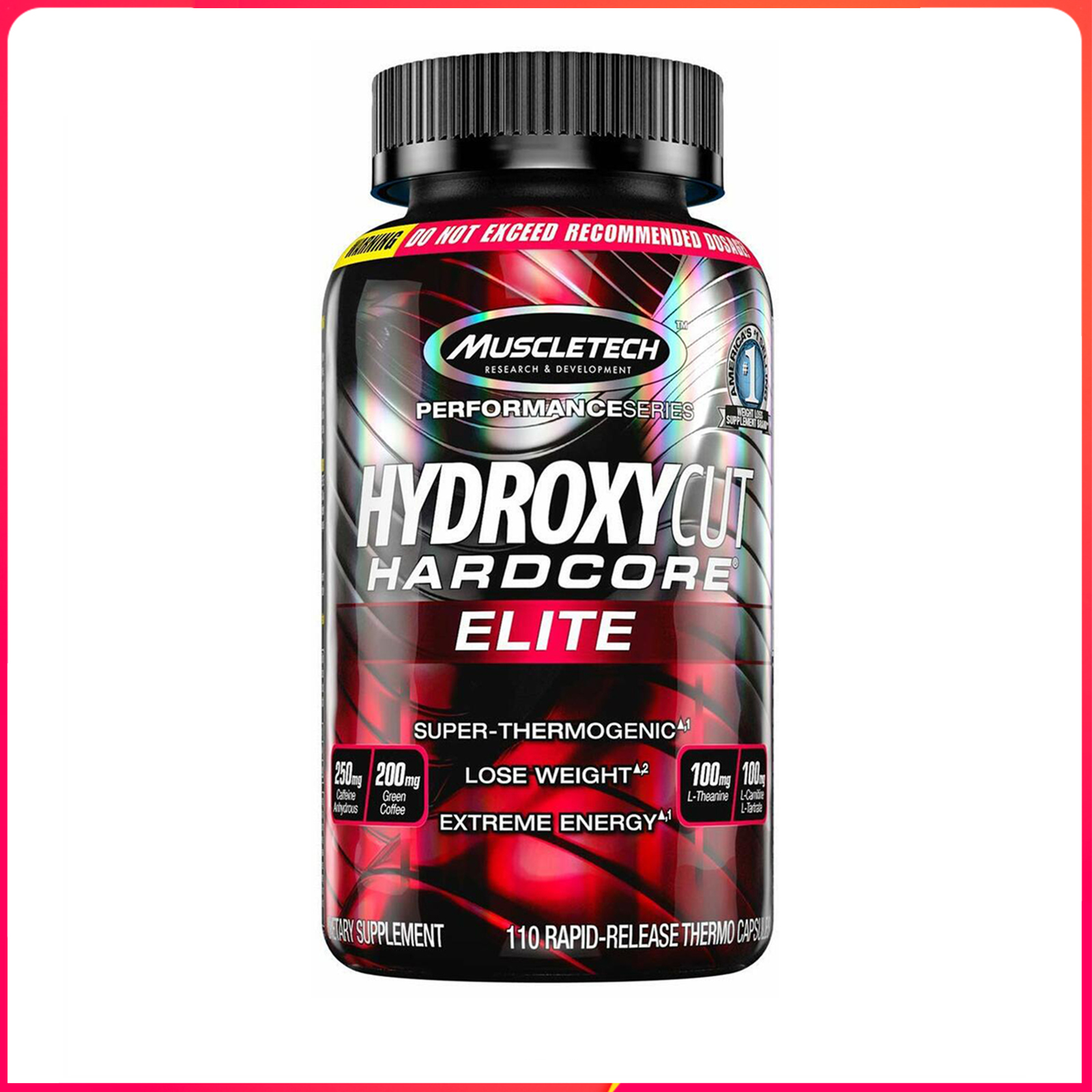 Viên đốt mỡ cực mạnh Hydroxycut Hardcore Elite của MuscleTech hỗ trợ đốt mỡ, giảm cân, tăng sức bền sức mạnh vượt trội cho người tập gym