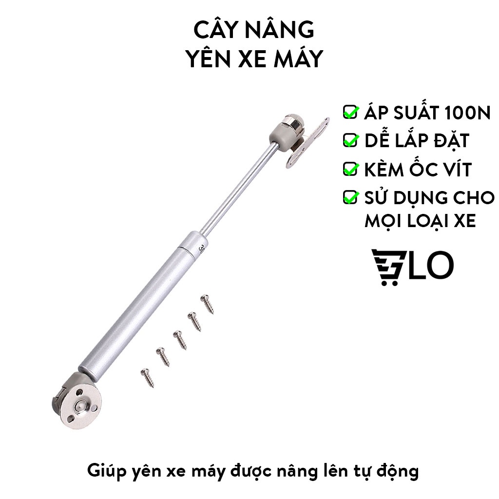 Cây ben hơi đội nâng trợ lực yên xe máy, ty chống cánh cửa tủ