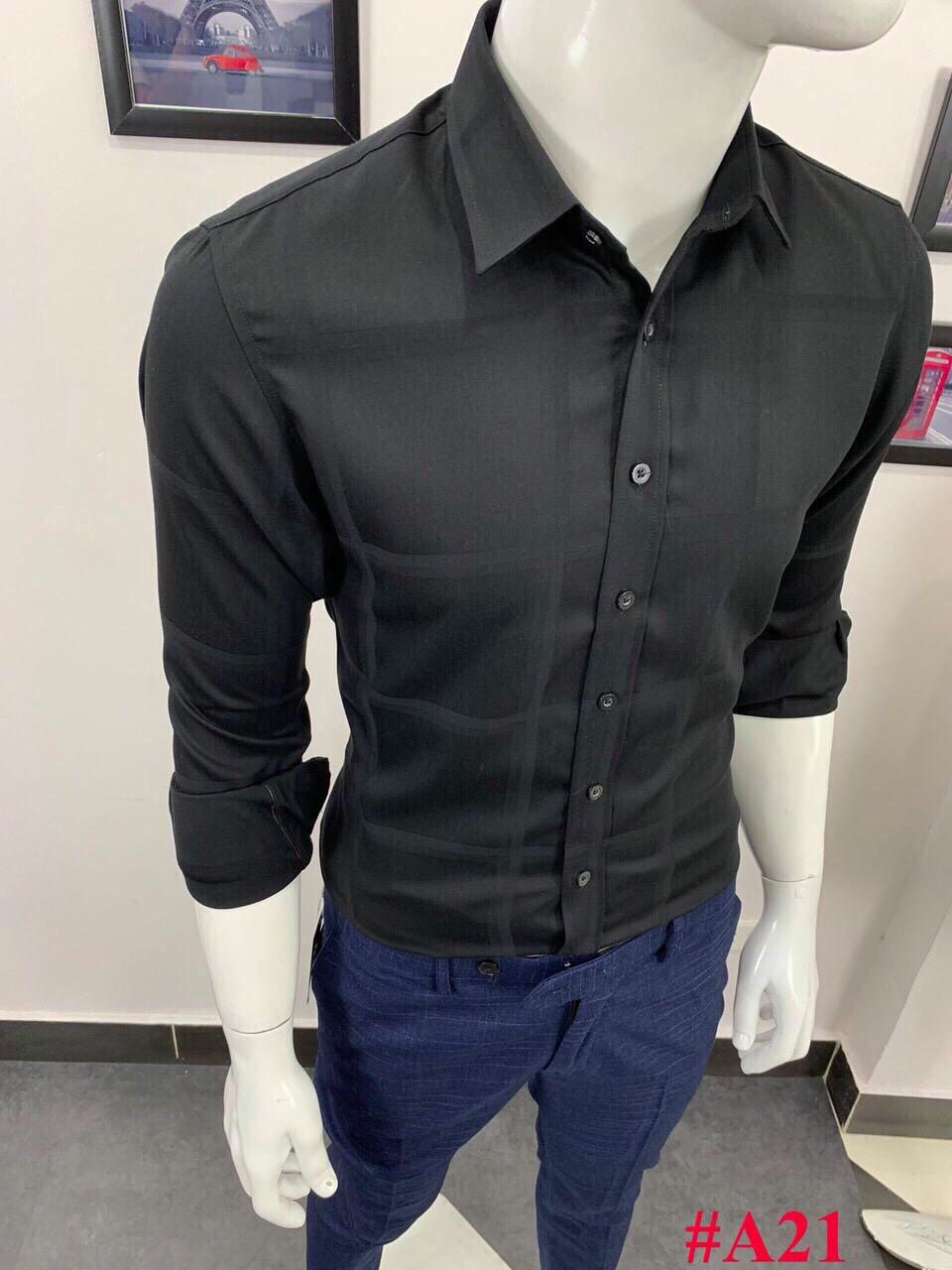 ÁO SƠ MI NAM VẢI LỤA THỜI TRANG CAO CẤP FASHIONNEW SMN023