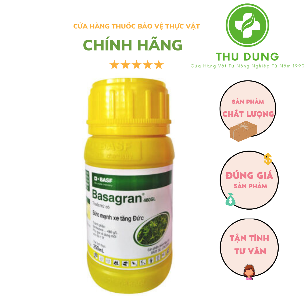 Thuốc trừ cỏ lúa Basagran 480SL | Sức mạnh xe tăng Đức