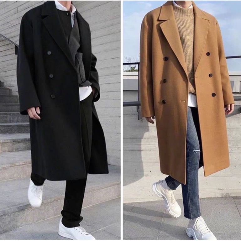 Áo Khoác Dạ Nam Dáng Dài, Áo Khoác Đông Nam Phong Cách Hàn Quốc Nami Store AKD10