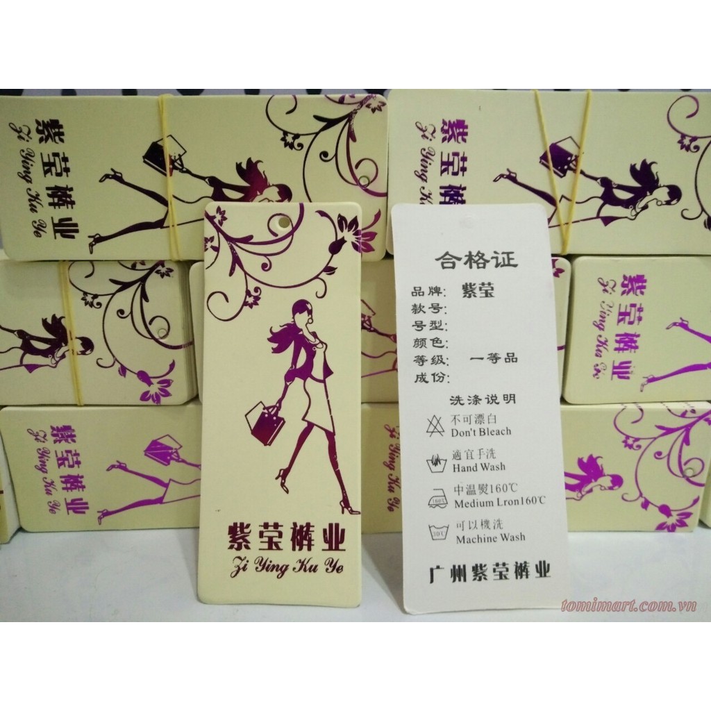 Tag thời trang quần áo - tag quảng châu ~200 cái - thẻ bài giấy