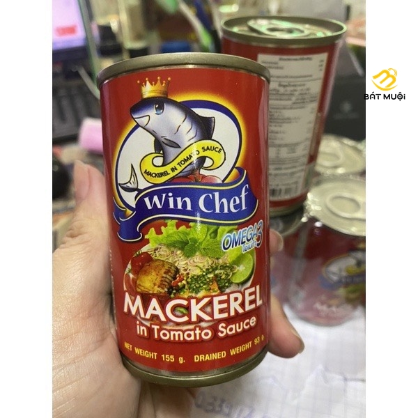Cá mòi sốt cà hộp win chef thái hộp 155g - tạp hóa bát muội