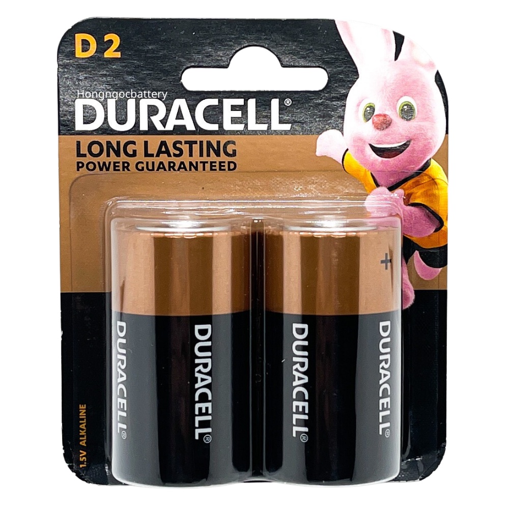 Vỉ 2 viên pin đại 1,5v duracell siêu bền - hàng chính hãng