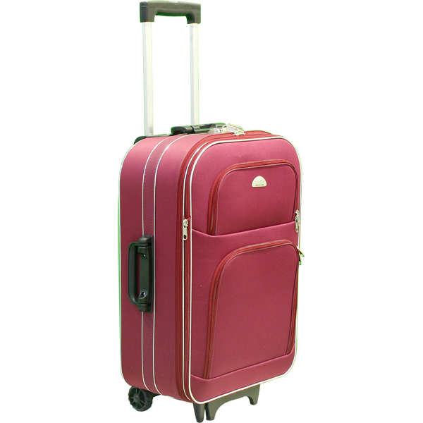 Vali kéo du lịch bi&ti màu đỏ đô có nắp - 26 inch