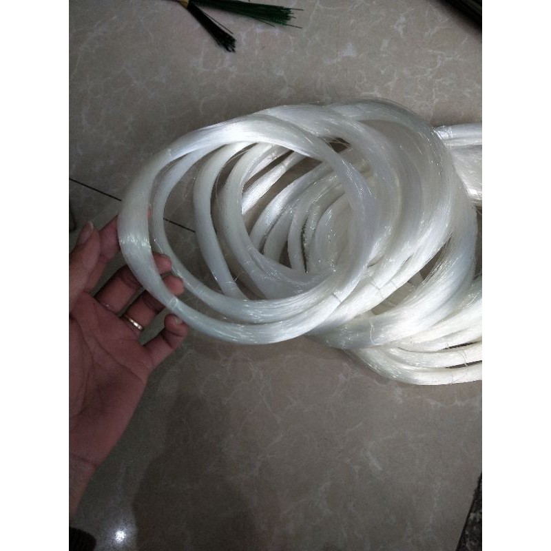 Cước xâu hoa đá pha lê cuộn 25gr