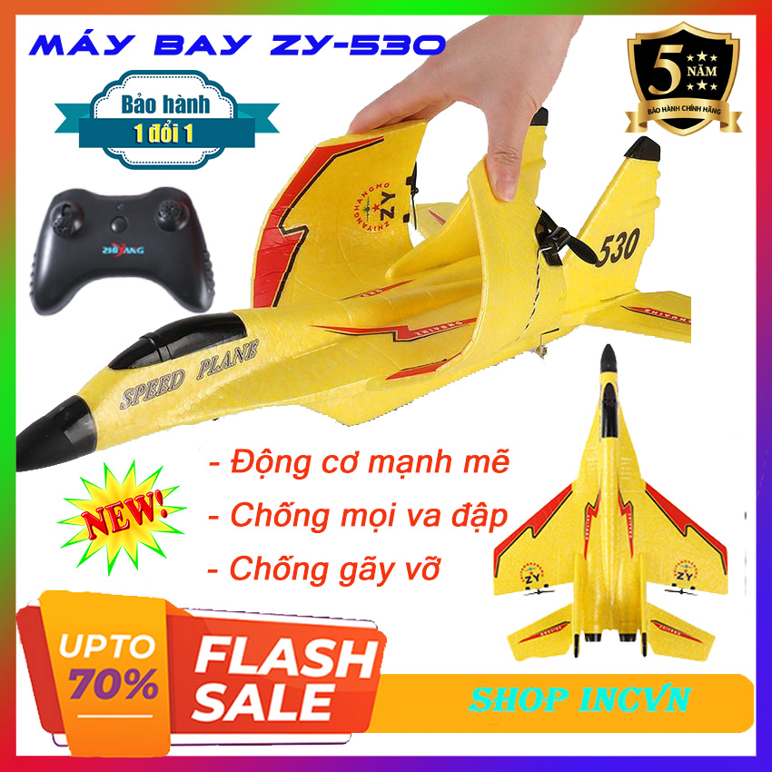 Máy bay điều khiển từ xa ZY530 Pro Đồ chơi máy bay không người lái cực bền Máy bay đồ chơi có đèn chống va đập chống nước cực nhẹ.