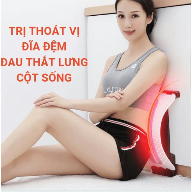 Khung massage lưng nắn chỉnh cột sống lưng - Dụng cụ mát xa giảm đau mỏi cổ vai gáy - Khung nắn chỉnh cột sống, hỗ trợ tập lưng