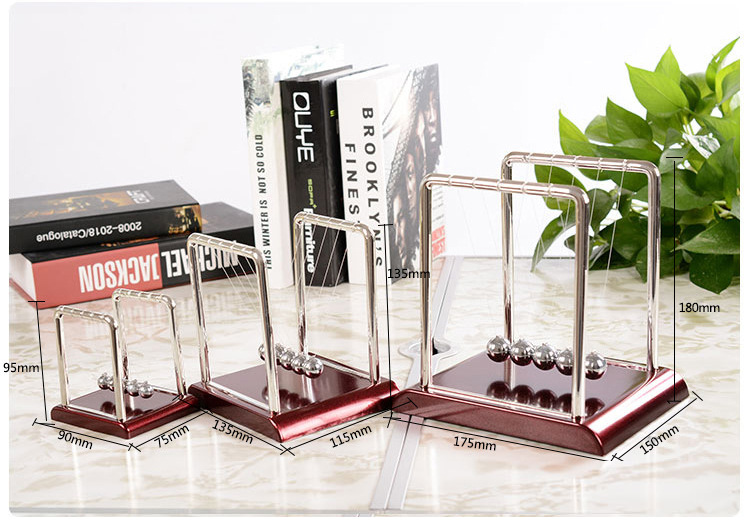 Decor để bàn Con lắc thép để bàn đu đưa  giảm stress giúp tập trung suy nghĩ Đóng gói cẩn thận không gẫy vỡ khi giao