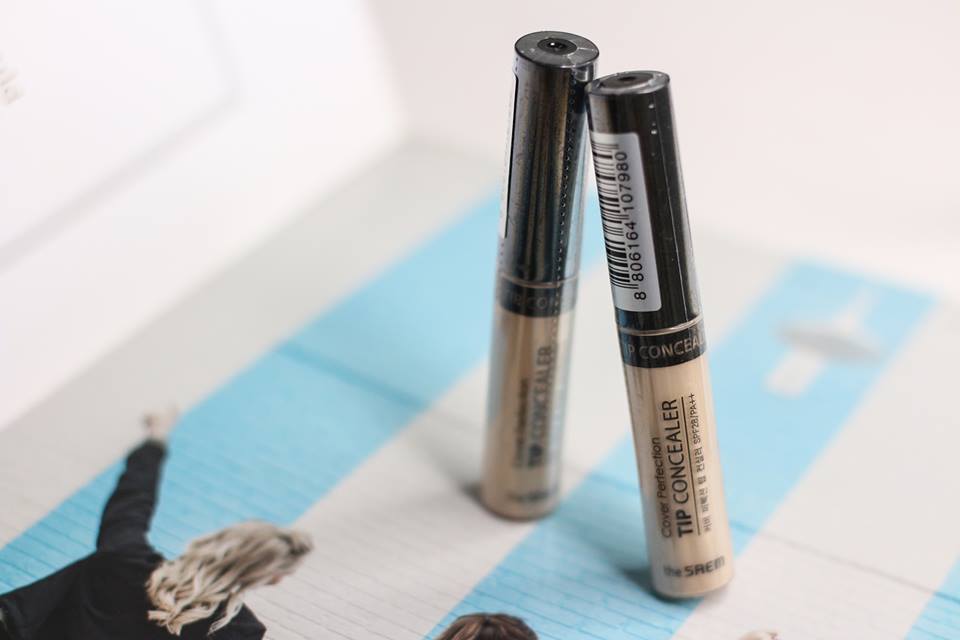 Kem Che Khuyết Điểm The Saem Cover Perfection Tip Concealer