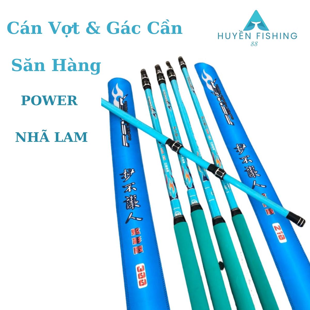 Cán vợt & gác cần săn hàng power chuyên dụng câu đài h103