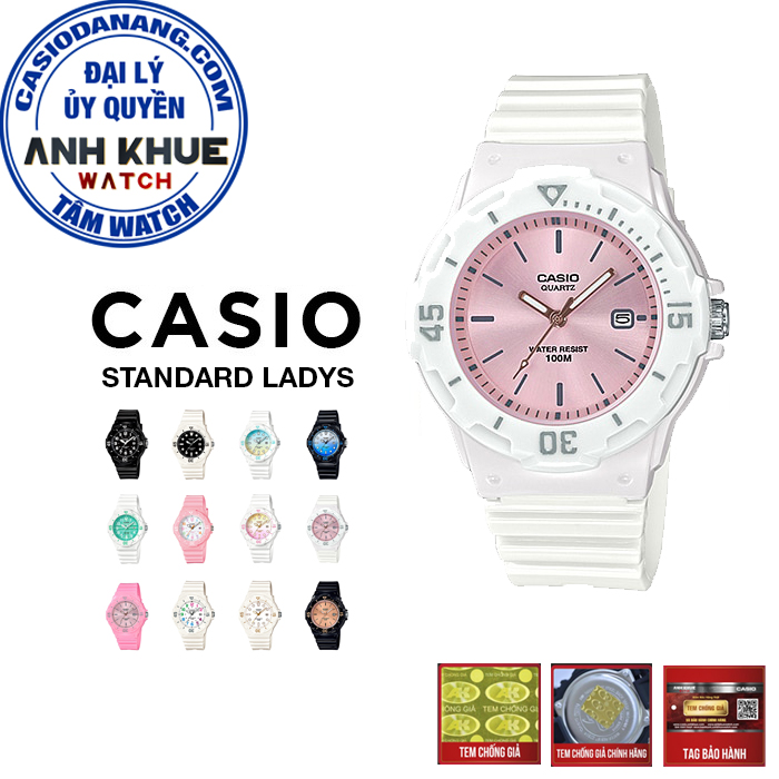 Đồng hồ nữ dây nhựa Casio Standard chính hãng Anh Khuê LRW-200 Series (34mm)