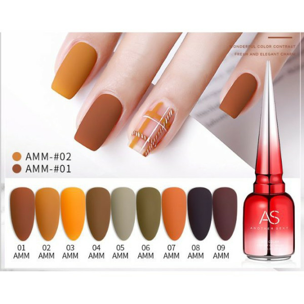 Sơn gel as mã amm 15ml - chai đỏ
