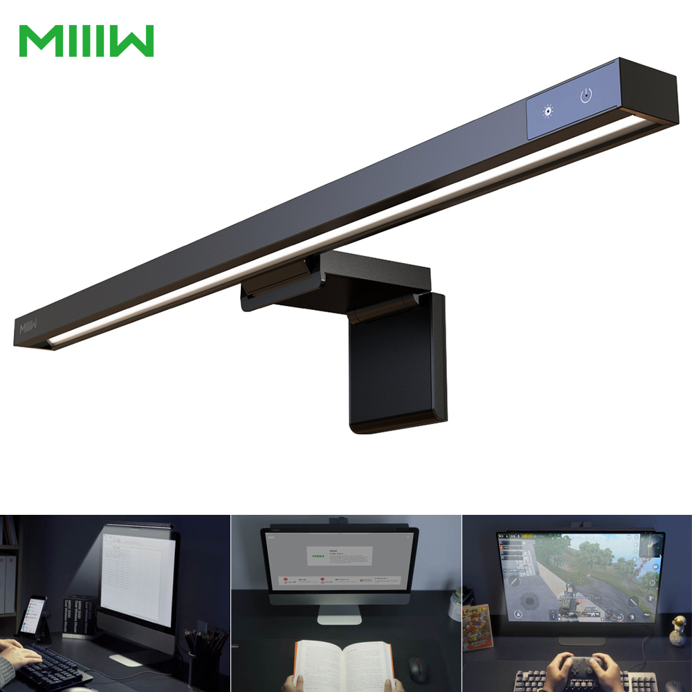 [HCM]Xiaomi MIIIW Screenbar Chăm sóc mắt Đèn bàn LED USB Type-C Ống sạc Máy tính Máy tính PC Màn hình Máy tính xách tay Thanh Màn hình Treo Ánh