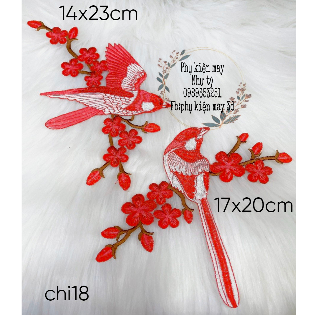 Cặp ren thêu xinh xắn trang trí