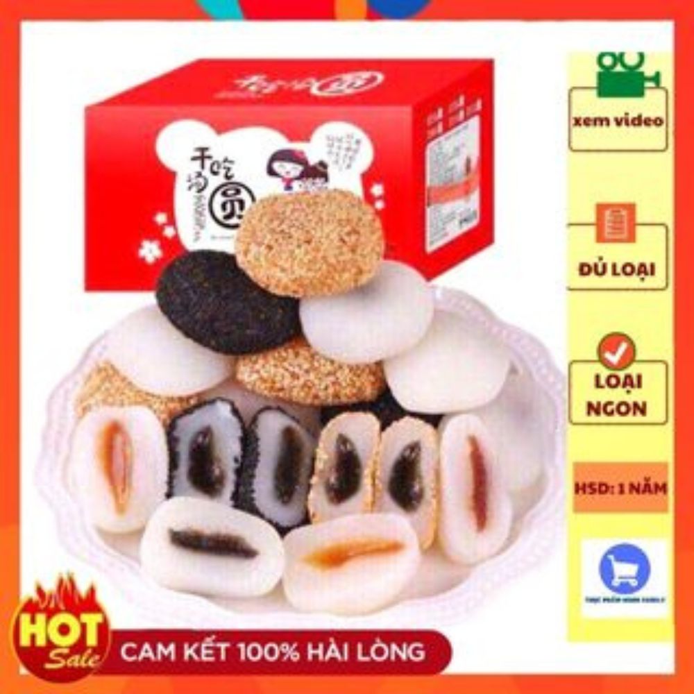 1 Thùng 2kg Bánh Mochi Tròn 4 Vị Loại 1 Hàng Công Ty Có Logo Cánh Én Thơm Ngon đồ ăn vặt