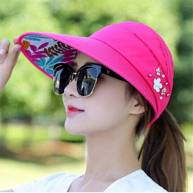 Mũ nón chống nắng phong cách Hàn Quốc - Tặng móc treo mũ - giao màu ngẫu nhiên