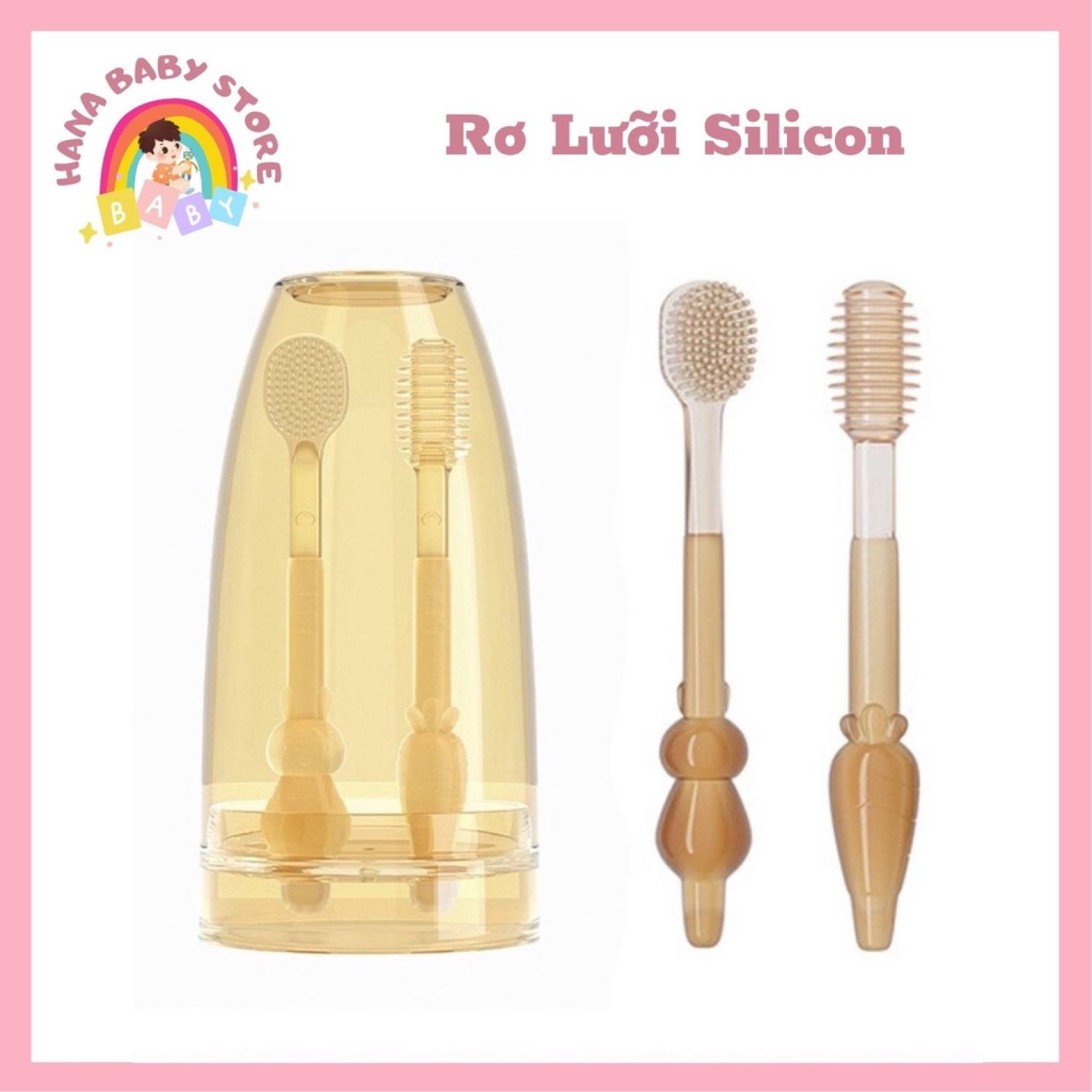 Rơ lưỡi bàn chải silicon cho bé