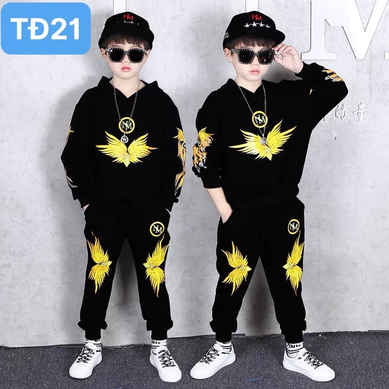 Bộ đồ Thu đông cá tính dành cho bé trai mã TĐ21 cho bé 3-12 tuổi