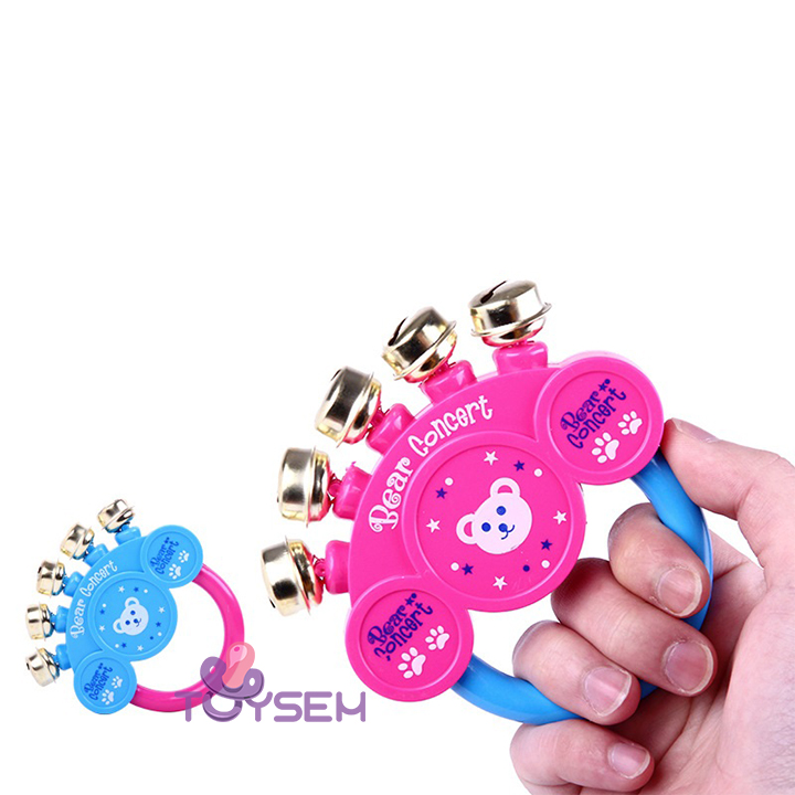 Lục lạc cầm tay leng keng cho bé xinh xắn - Xúc xắc cầm tay cho trẻ sơ sinh - Con lắc có chuông cho bé trai bé gái cute - Thế giới đồ chơi Baby Toy - Quà tặng sinh nhật, thôi nôi, đầy tháng