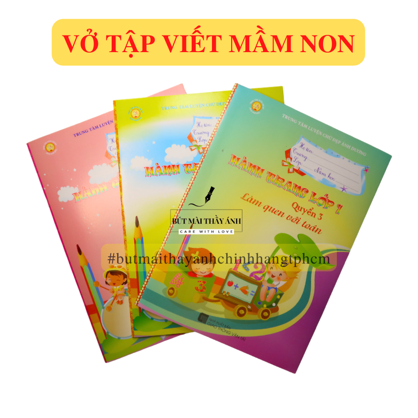 Vở bước đầu tập viết cho bé mầm non