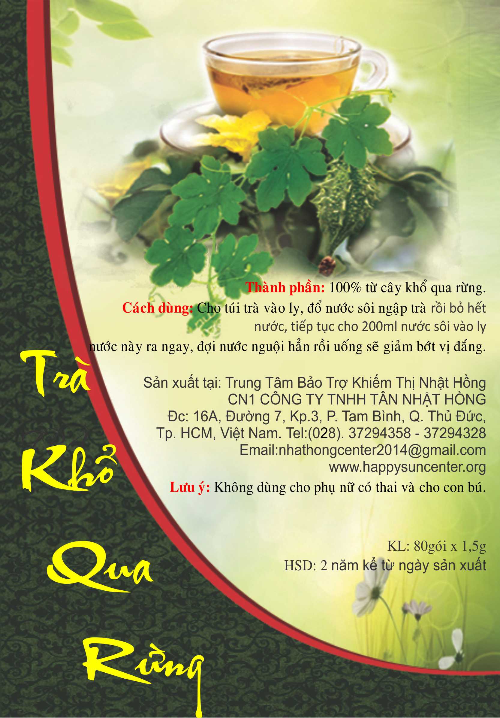 Trà khổ qua rừng túi lọc
