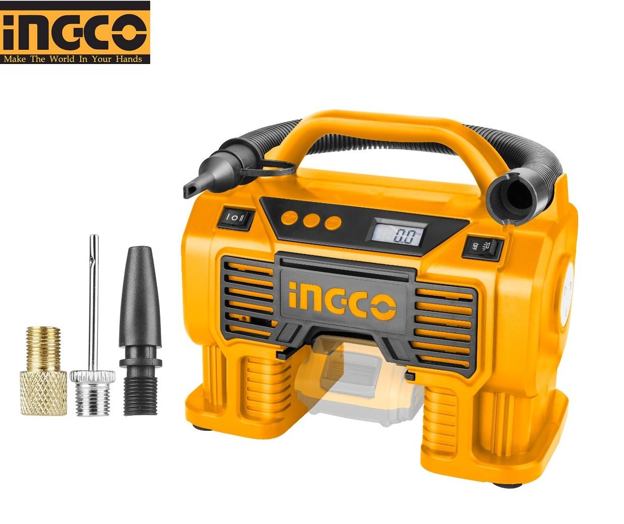 20v máy nén khí tự động dùng pin ingco cacli2002