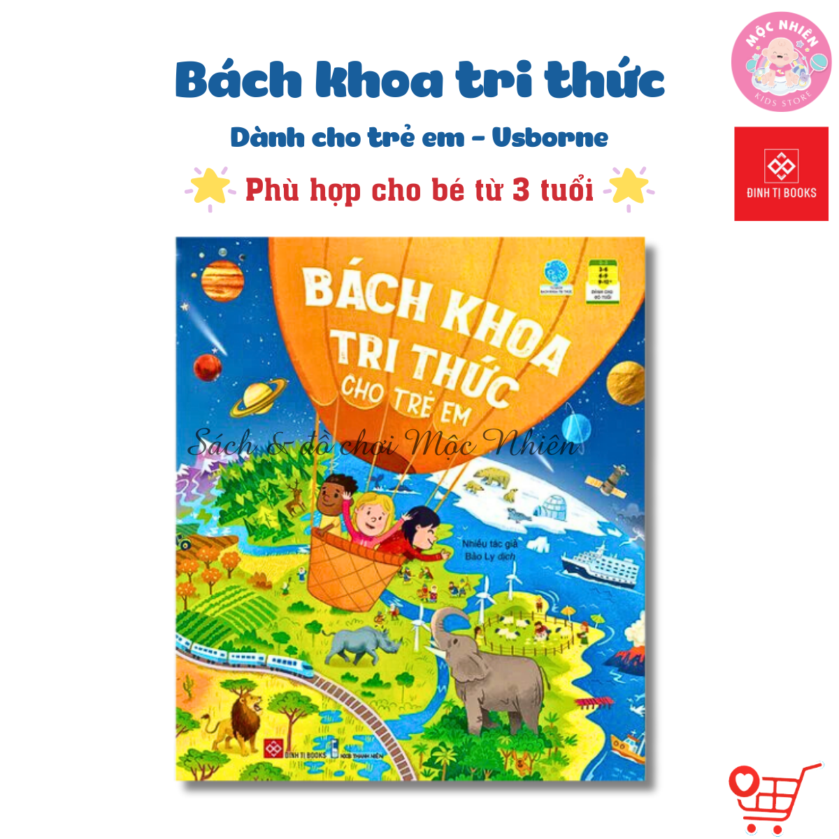 Sách thiếu nhi - Bách khoa tri thức cho trẻ em (3 tuổi trở lên) - Usborne - Đinh Tị Books