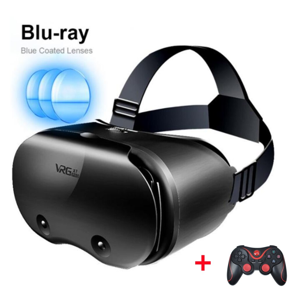 [T CP7]Vr trông thực tế ảo, kính dùng điện thoại smartphone 15cm, Android iPhone 3D, hỗ trợ 0-800 mypia, với bộ điều khiển trò chơi