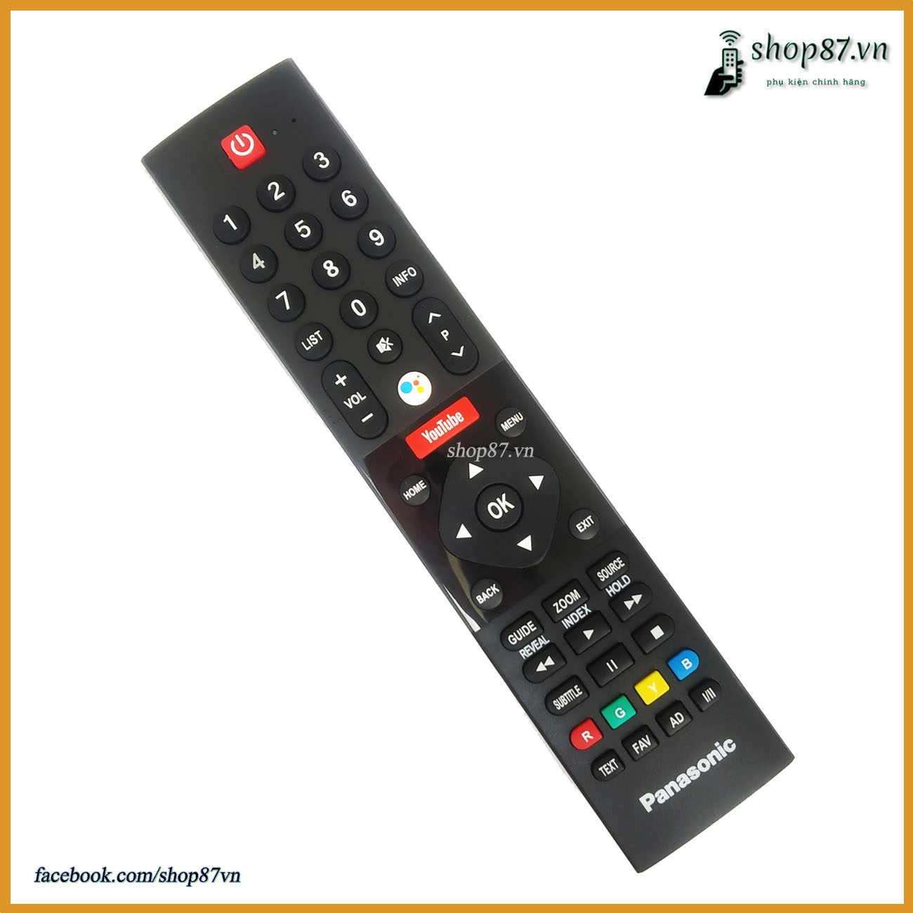 Điều khiển tivi Panasonic youtube giọng nói chính hãng