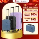 Combo of 3 Lug Lusetti Ls802 Travel Suitcases S20/S24/S28 Anti-Break Pp Plastic, Tsa Digital Lock