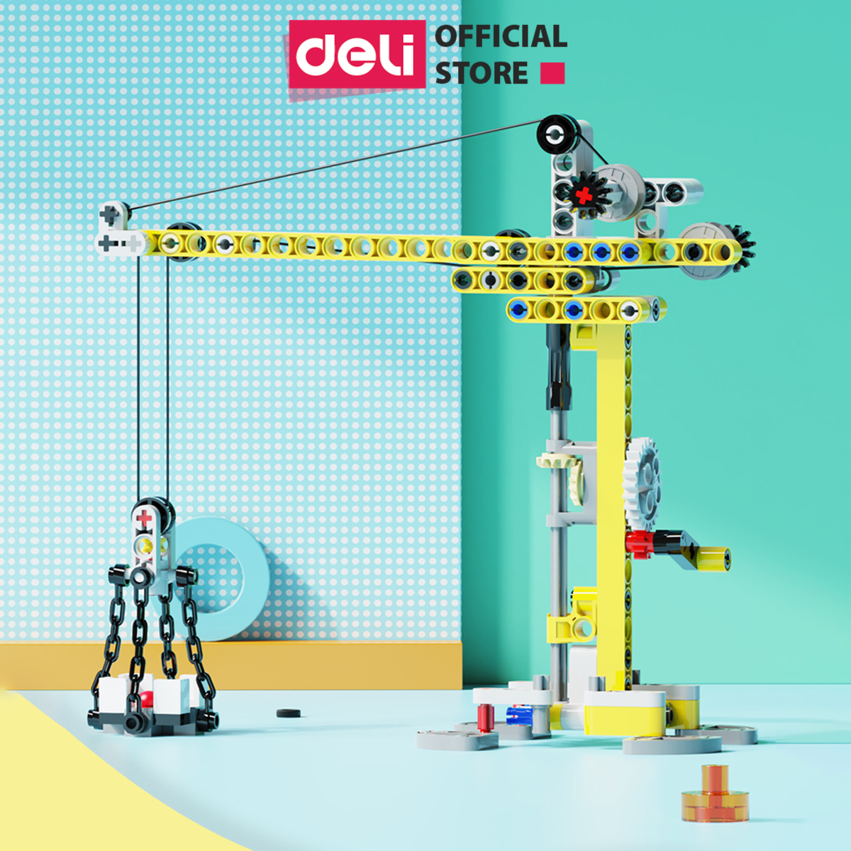 Bộ Lego Chủ đề Khoa học STEM DELI Dễ lắp an toàn với trẻ