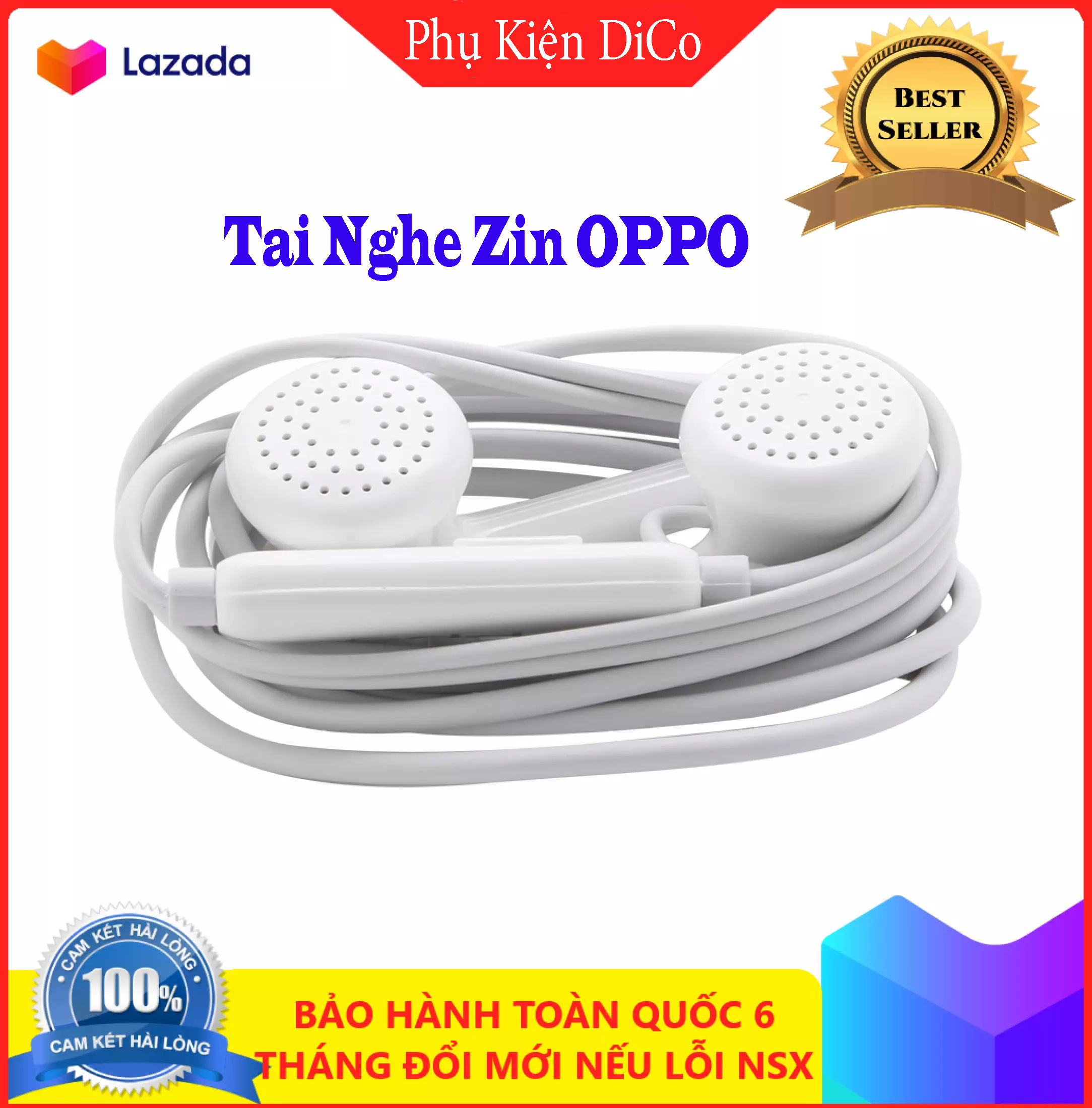 Tai Nghe ZiN Oppo, F5, F1..Tương Thích Với Tất Cả Các Model của Oppo, Chất Lượng Âm Thanh Tốt, Thiết Kế Sang Trọng -Phụ Kiện DiCo