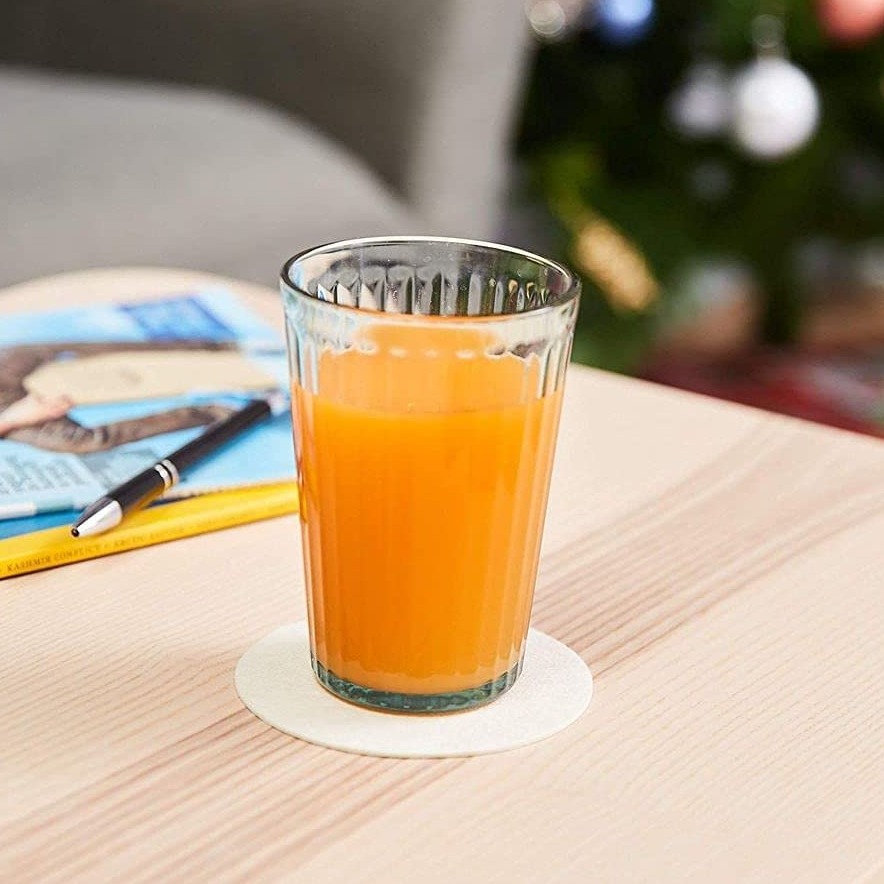 [HCM]Đế Lót Ly Giấy Trắng 100 cái/lốc (hình tròn 9cm)