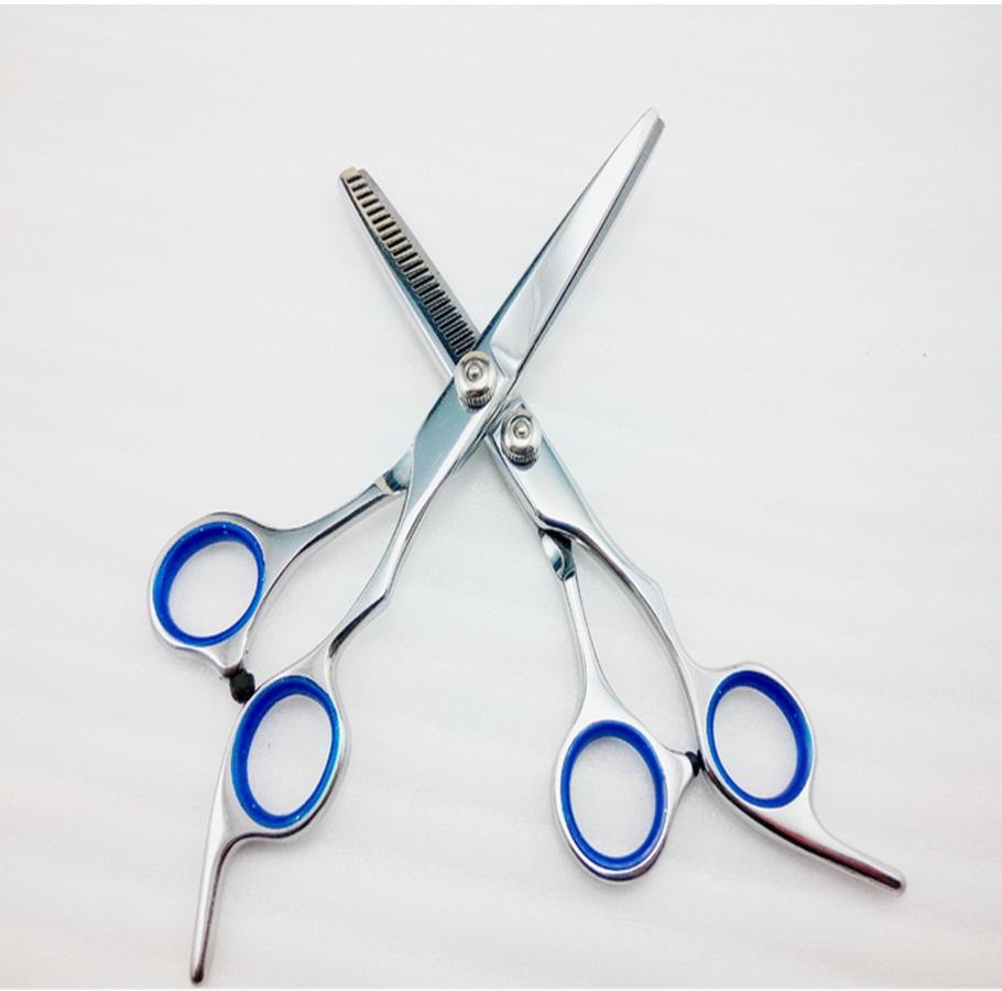 [HCM]Bộ 2 Kéo cắt và tỉa tóc VS SASSOON (tai xanh)