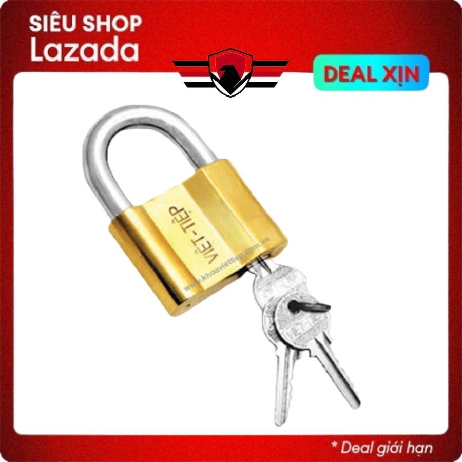 Ổ khoá việt tiệp loại trung 73 x 48 ống phi 8mm - huy tưởng