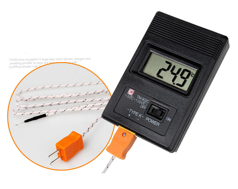 Đồng hồ đo nhiệt độ tiếp xúc bề mặt tm-902c -50~1300℃