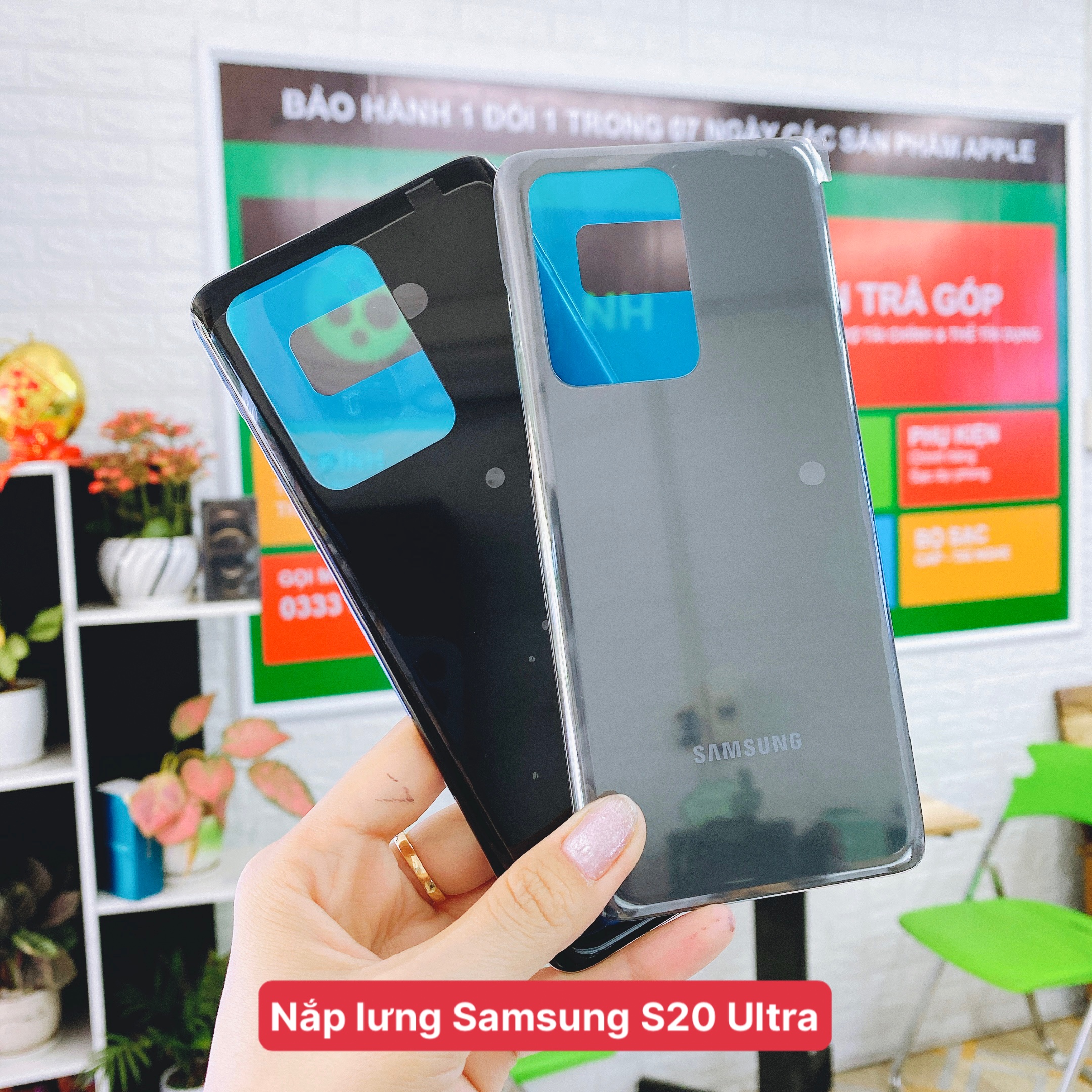 Nắp lưng Samsung S20 Ultra chính hãng , bảo hành lỗi hàng như hình