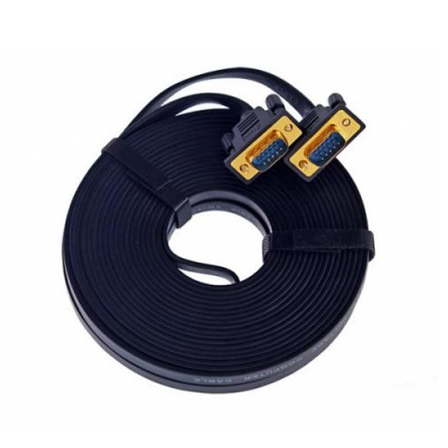 Cáp vga 3m - 20m mỏng dẹt dtech dt-69f10 chính hãng