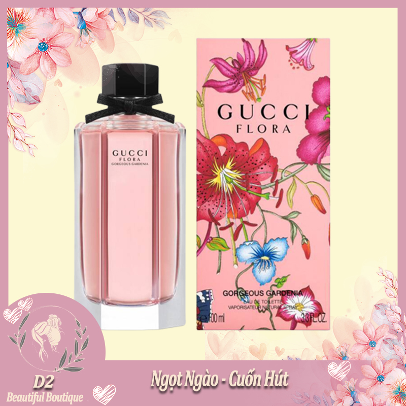 Nước Hoa Nữ Flora Gucci Hồng/Xanh/Vàng