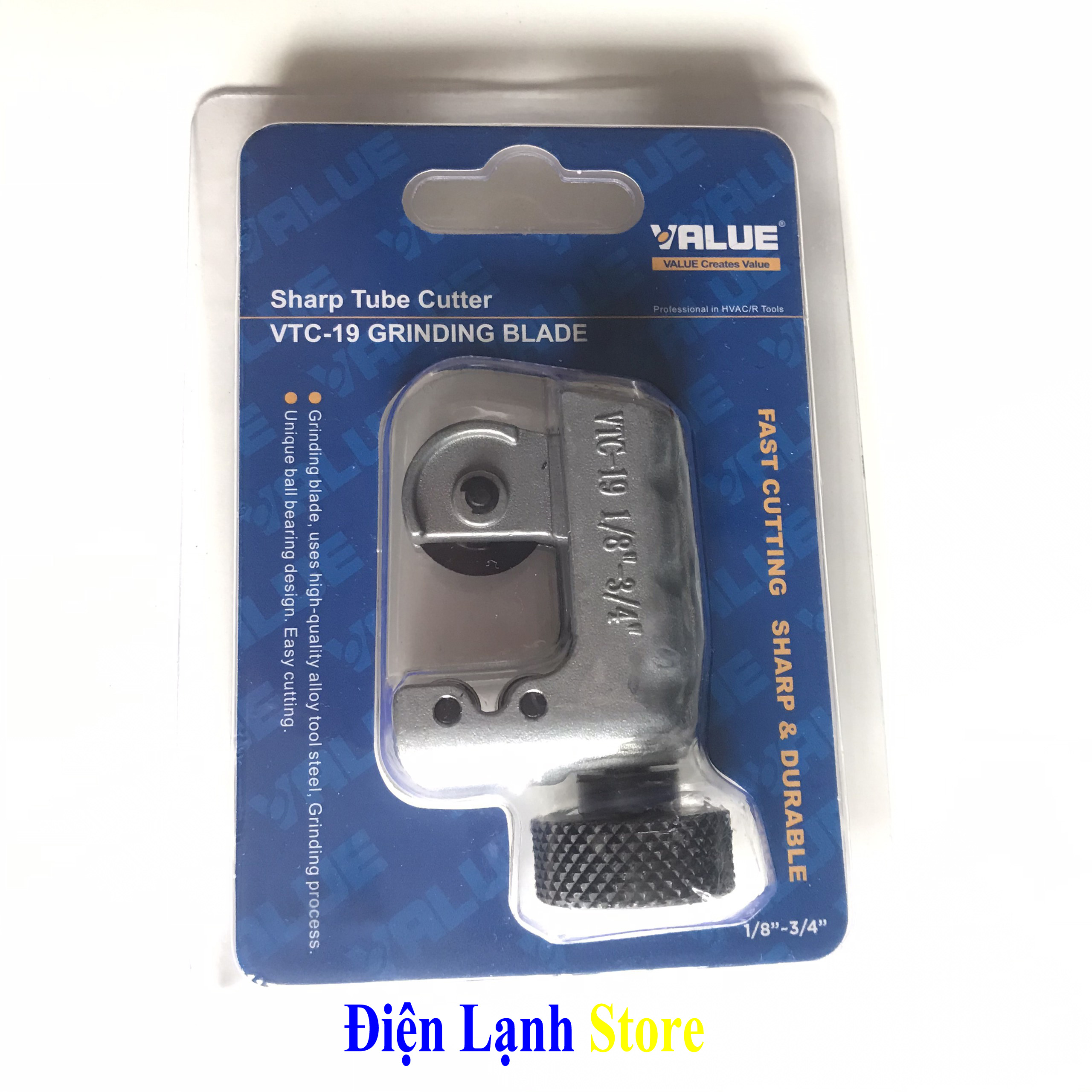 Dao Cắt Ống Đồng Chuyên Dụng VALUE VTC-19 (1/8" - 3/4") Loại Mini